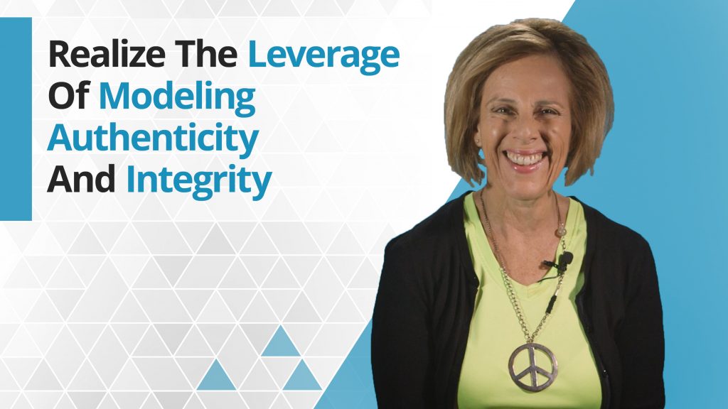 Graphic title for Realize the leverage of modeling authenticity and integrity