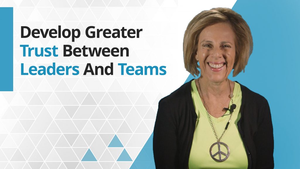 Graphic title for How to Develop Trust Between Leaders and Teams