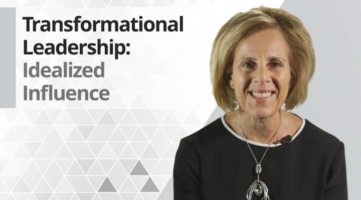 Graphic title for Transformational Leadership: Idealized Influence