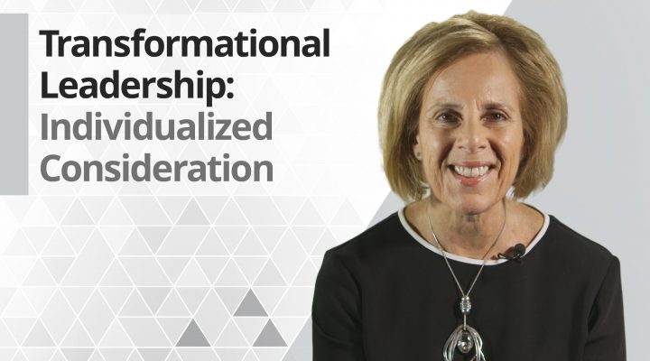 Graphic title for Transformational Leadership: Individualized Consideration